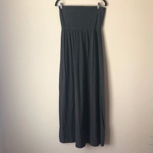 Splendid Dresses - Splendid Dark Gray Strapless Maxi Dress M Splendid Dresses - Splendid Dark Gray Strapless Maxi Dress M